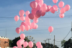 Pink Balloon Release