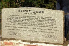 Skirmish at Longview Marker